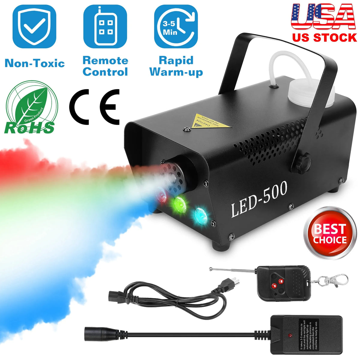 400W Fog Machine RGB LED