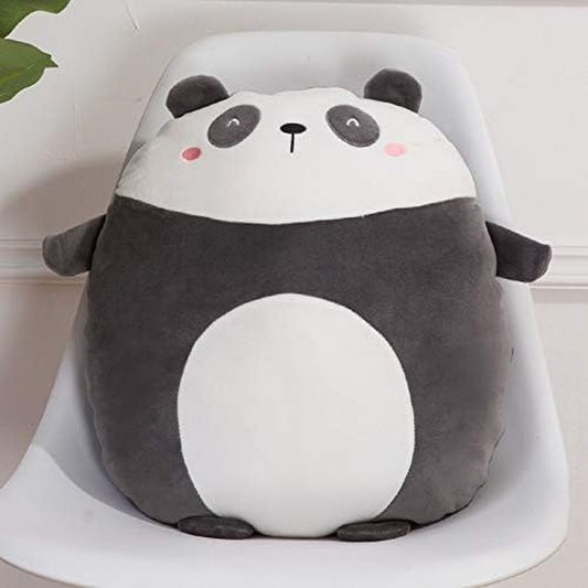 Cute 12-Inch Soft Flat Panda Plush - Adorable Hugging Pillow and Stuffed Animal Toy for Kids – Perfect Gift for Birthdays, Valentine's Day, and Christmas!