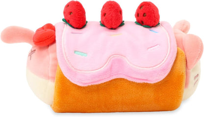 Kawaii 6" Kittiroll Plush Pillow - Adorable Roll Cake Kitty Cat Pillow