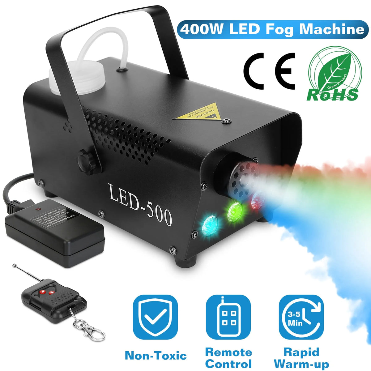 400W Fog Machine RGB LED