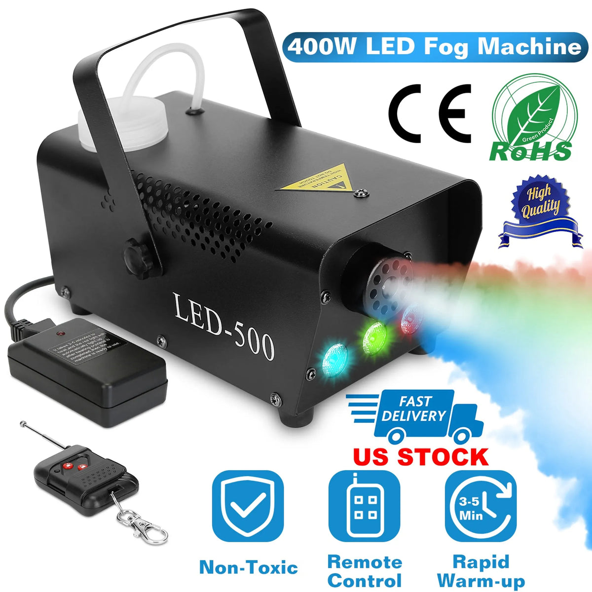 400W Fog Machine RGB LED