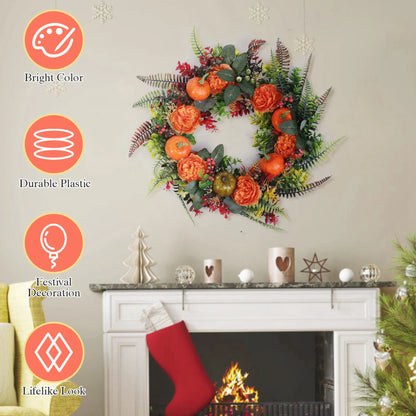 17.71IN Autumn Wreath