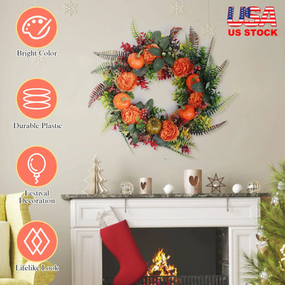 17.71IN Autumn Wreath