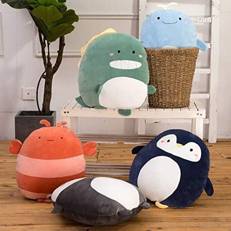 Cute 12-Inch Soft Flat Panda Plush - Adorable Hugging Pillow and Stuffed Animal Toy for Kids – Perfect Gift for Birthdays, Valentine's Day, and Christmas!