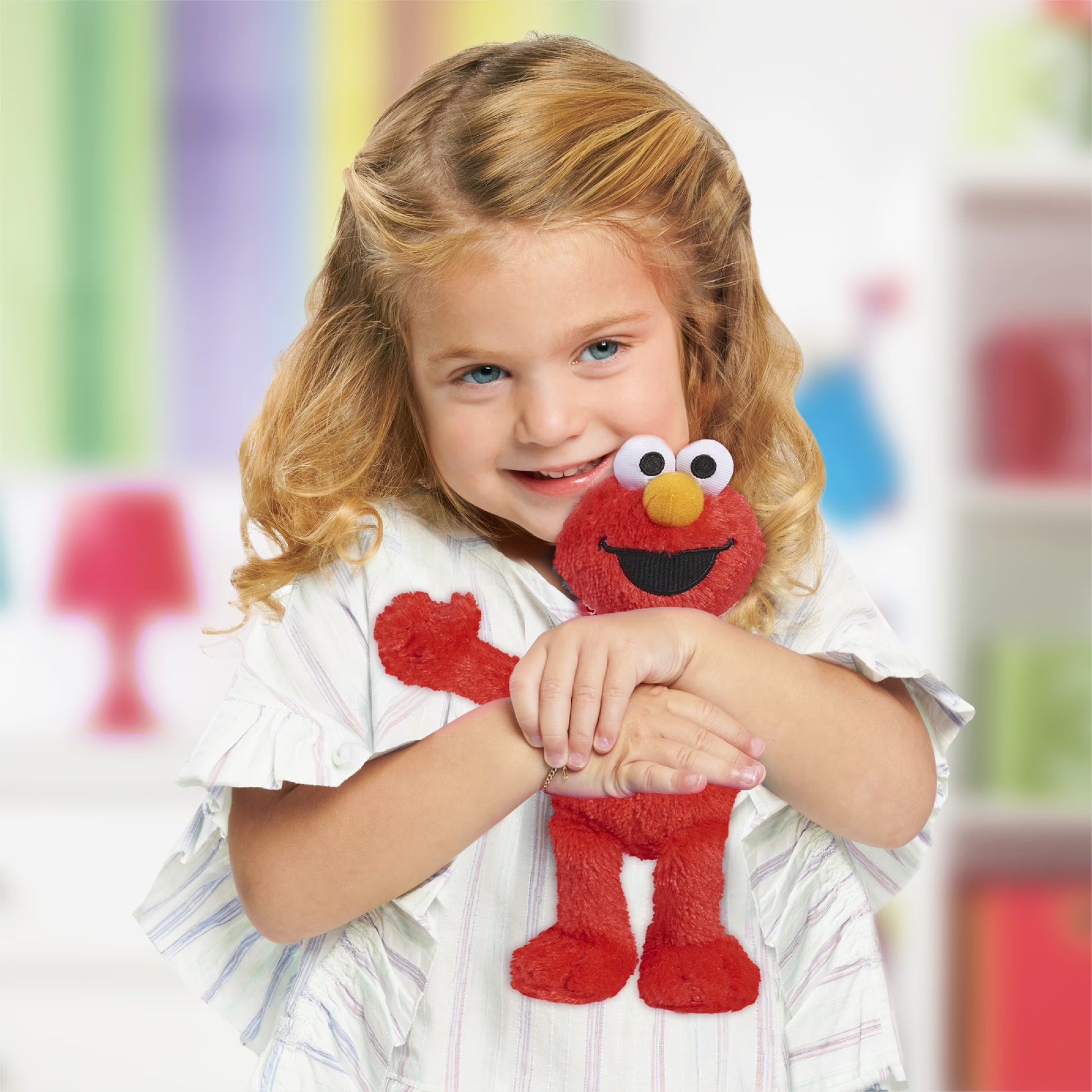 Elmo 8-Inch Sustainable Plush Stuffed Animal - Eco-Friendly Kids Toy for Ages 18 Months and Up