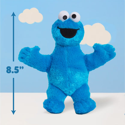Sustainable 8-Inch Cookie Monster Plush Toy for Babies and Toddlers - Perfect Gift!