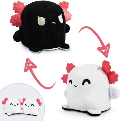 Plushmates Axolotl - Reversible Magnetic Plushie - Huggable Mood-Showing Sensory Toy for Kids & Adults - Perfect Gift Idea!