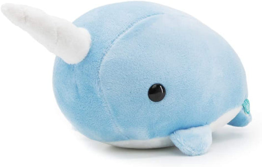 Adorable Blue Narwhal Plushie - Soft Kawaii Stuffed Animal for All Ages - Cuddle Up with Cutest Narwhal Toy!