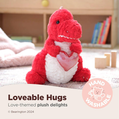T-Riffic Love Dinosaur Plush - 12" Cuddly Gift for Kids & Girlfriends