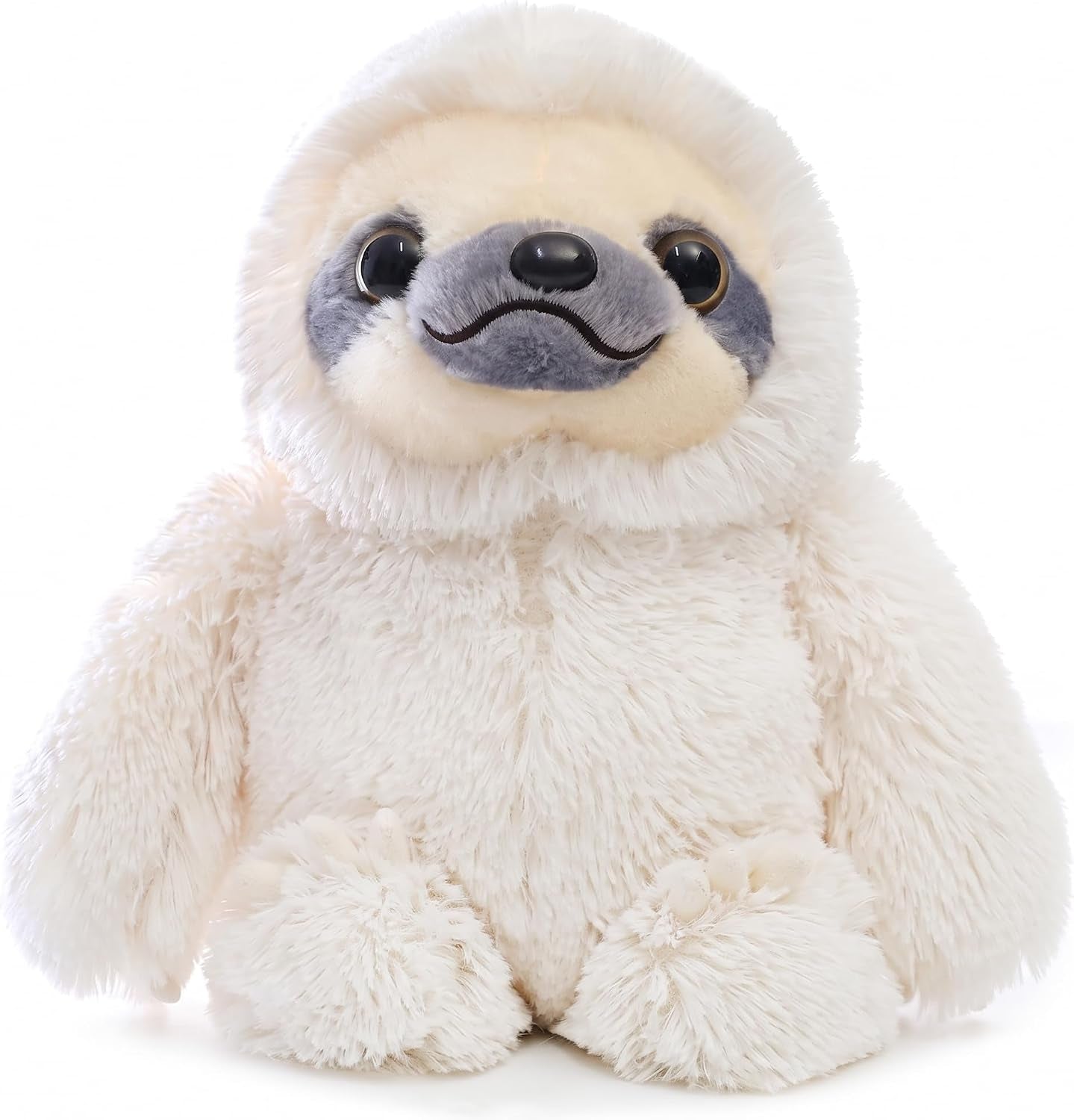 Adorable 15.7-Inch Ivory Sloth Plush Stuffed Animal - Perfect Cuddle Companion!