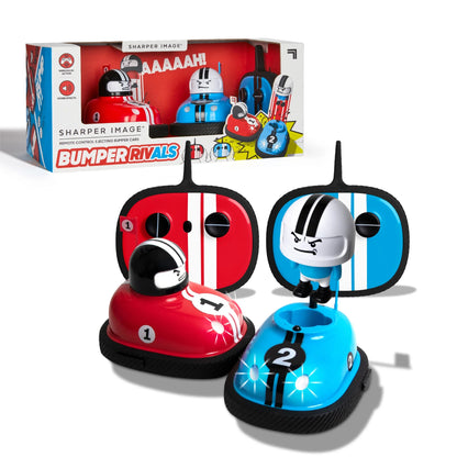 Exciting RC Ejecting Bumper Rivals Set – 6-Piece Remote Control Action with Sound Effects – Perfect for Ages 8+ – Red and Blue Fun!