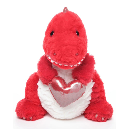 T-Riffic Love Dinosaur Plush - 12" Cuddly Gift for Kids & Girlfriends