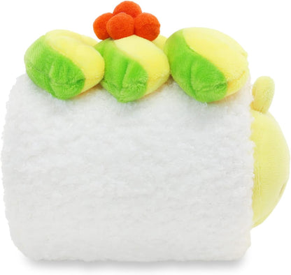 Avocado Sushi Chickiroll Plush Pillow, Kawaii Chick, 6"