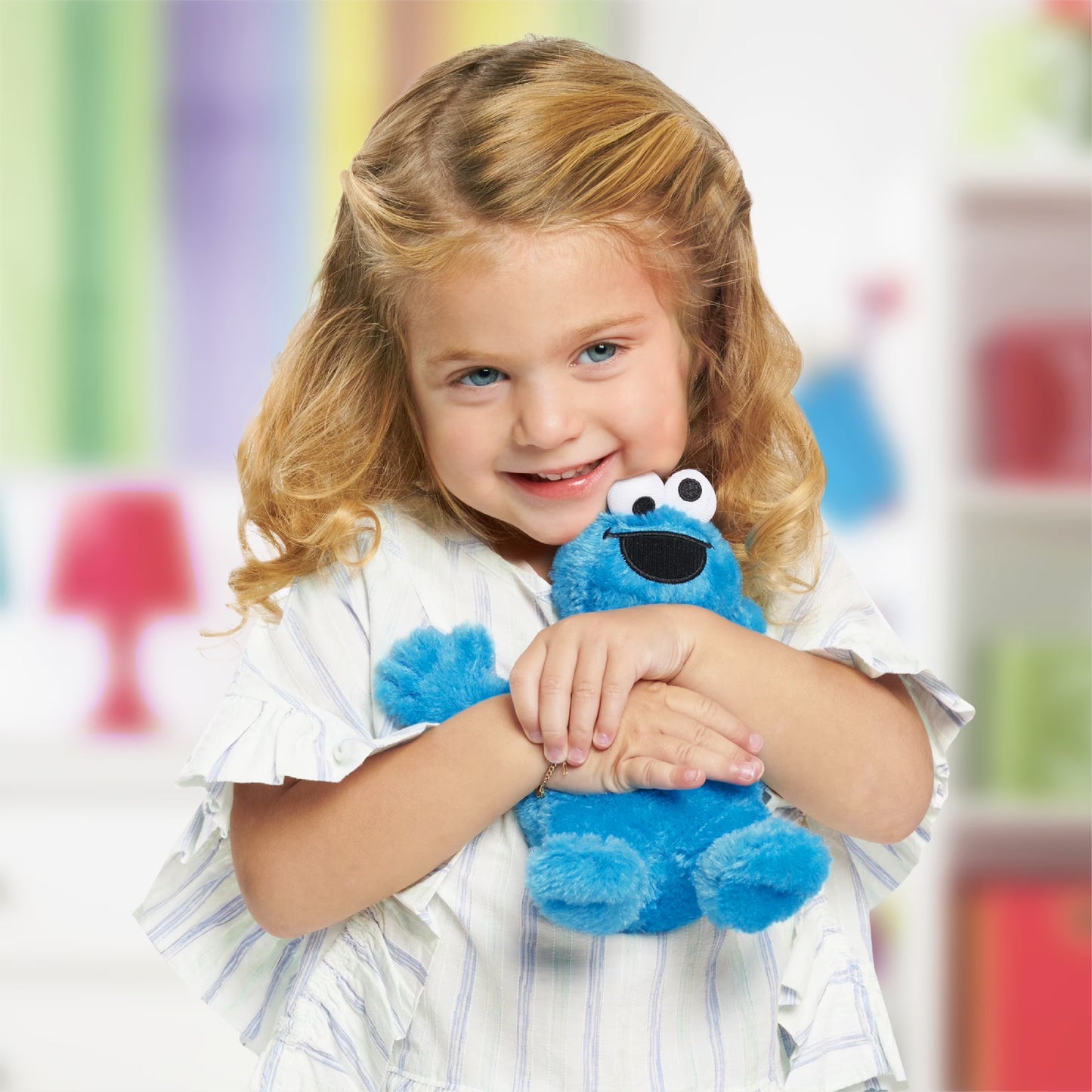 Sustainable 8-Inch Cookie Monster Plush Toy for Babies and Toddlers - Perfect Gift!