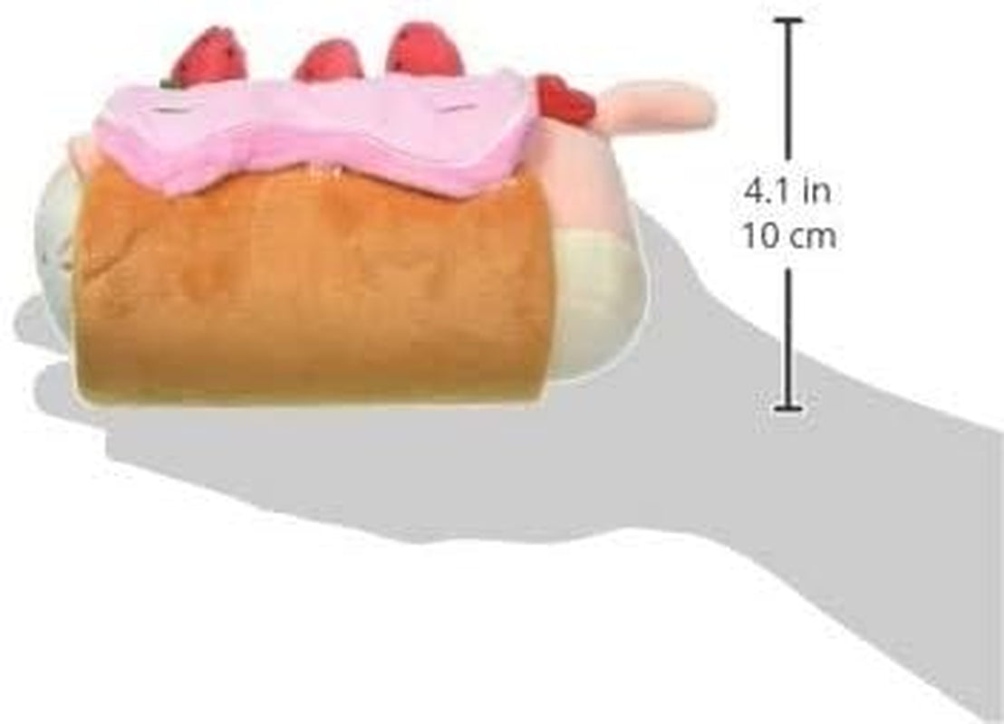 Kawaii 6" Kittiroll Plush Pillow - Adorable Roll Cake Kitty Cat Pillow