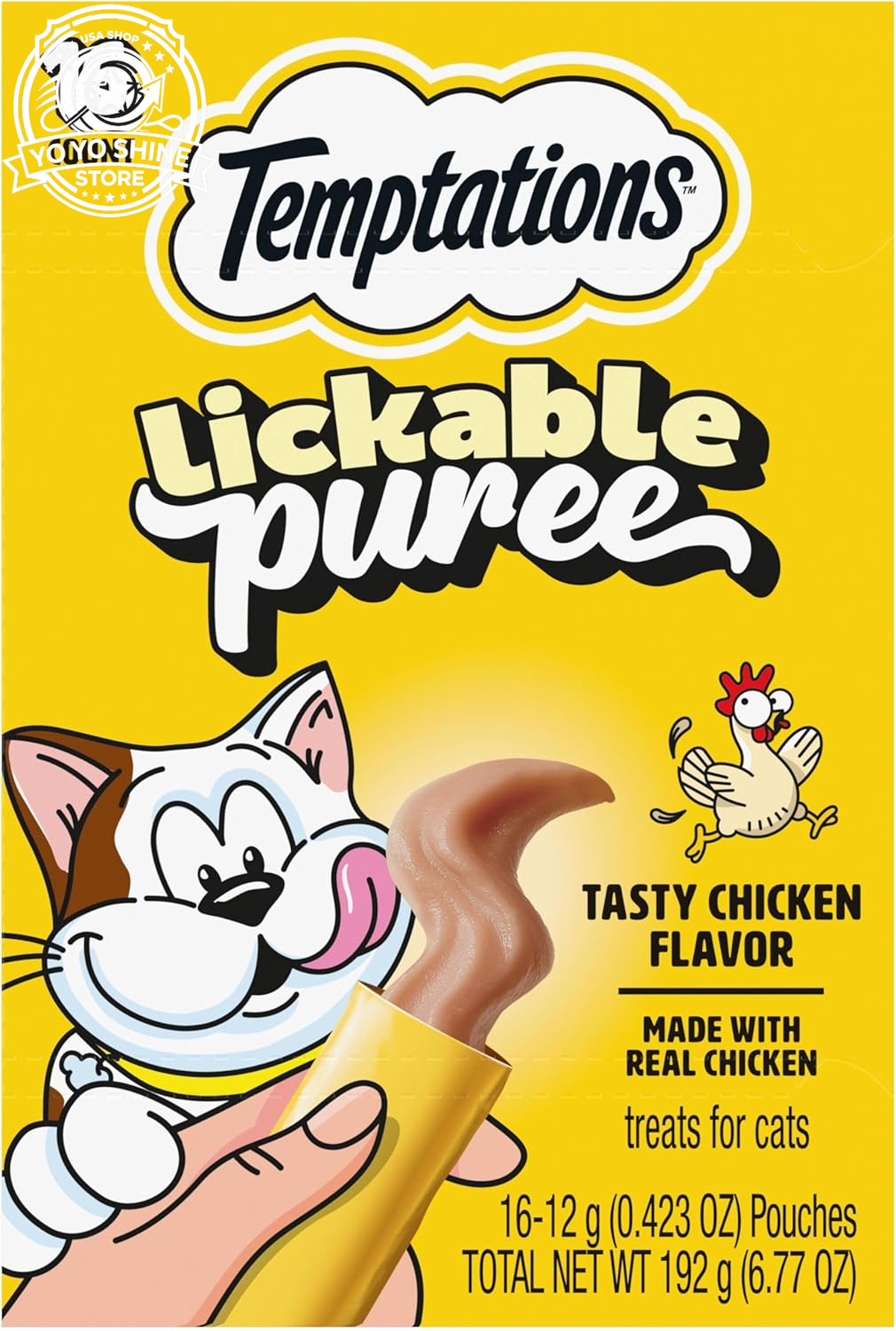 Creamy Puree Lickable Cat Treats, Salmon, 24 Count