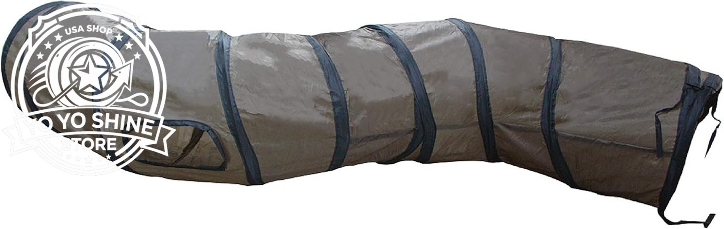 S Cat Tunnel Collapsible Pop-Up Pet Tube Hideaway Play Toy with Ball (1 Way, Black)