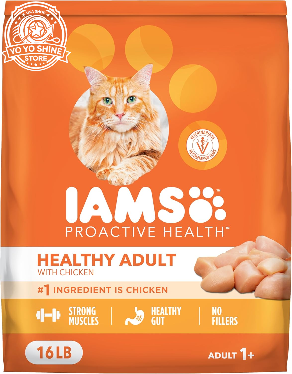 Proactive Health Healthy Adult Dry Cat Food, Chicken, 7 Lb