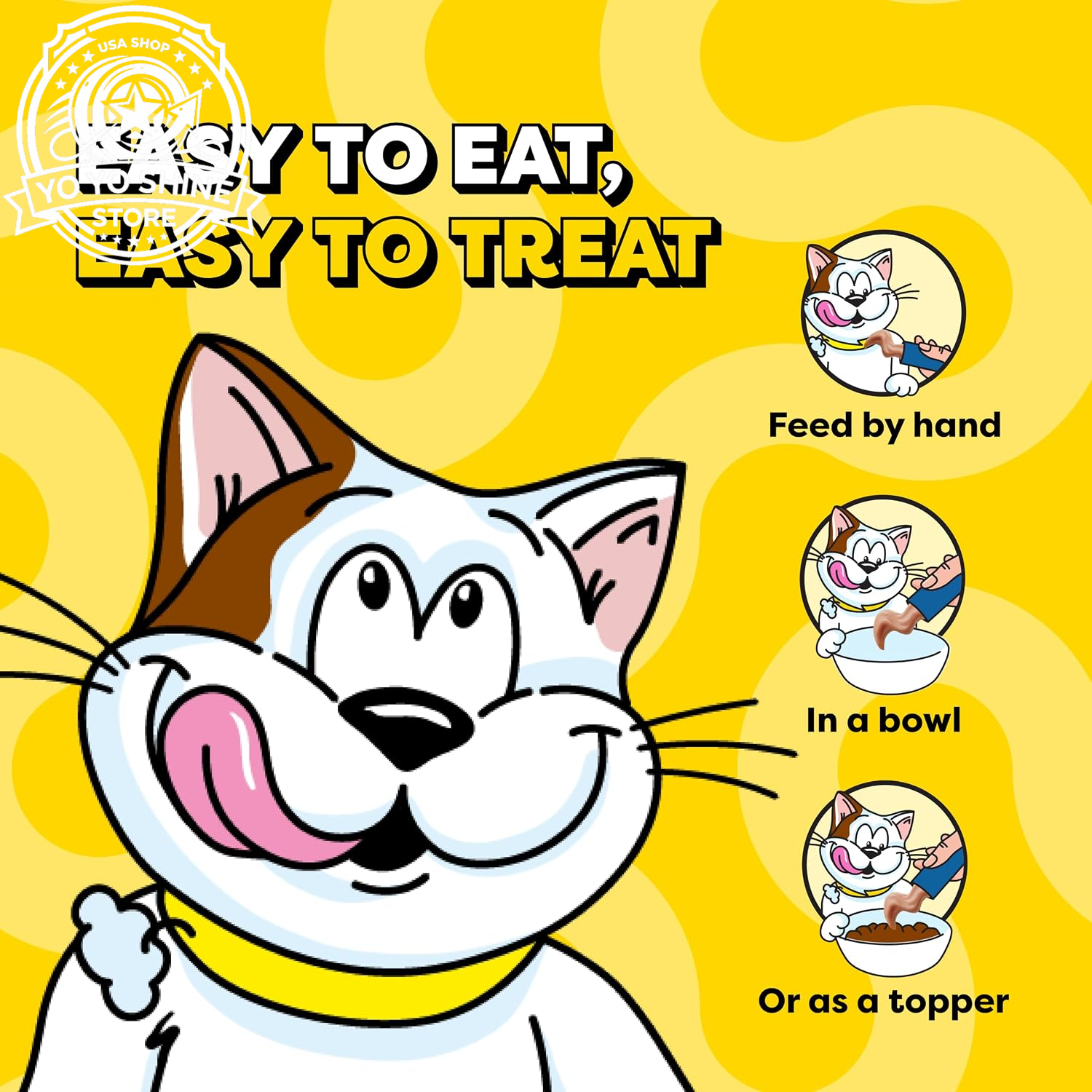Creamy Puree Lickable Cat Treats, Salmon, 24 Count