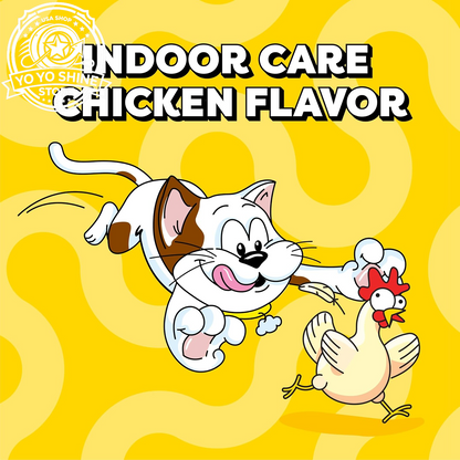 Indoor Care Crunchy & Soft Cat Treats, Chicken, 4.9 Oz, 10 Pack