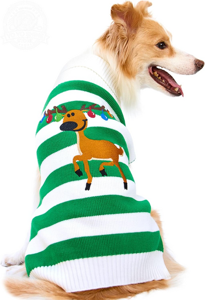 Dog Snow Sweater - Snowman Holiday Pet Clothes for Small Dogs and Cats - Christmas Xmas New Year (Snowman, M)