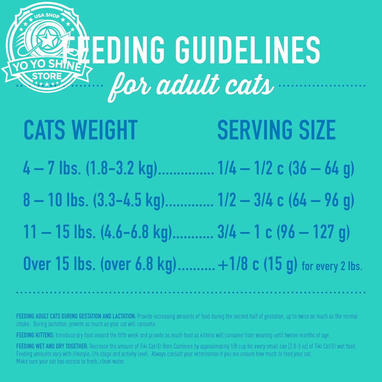 Tiki Cat Born Carnivore Dry Cat Food, Herring & Salmon Meal, 11.1 Lbs. Bag