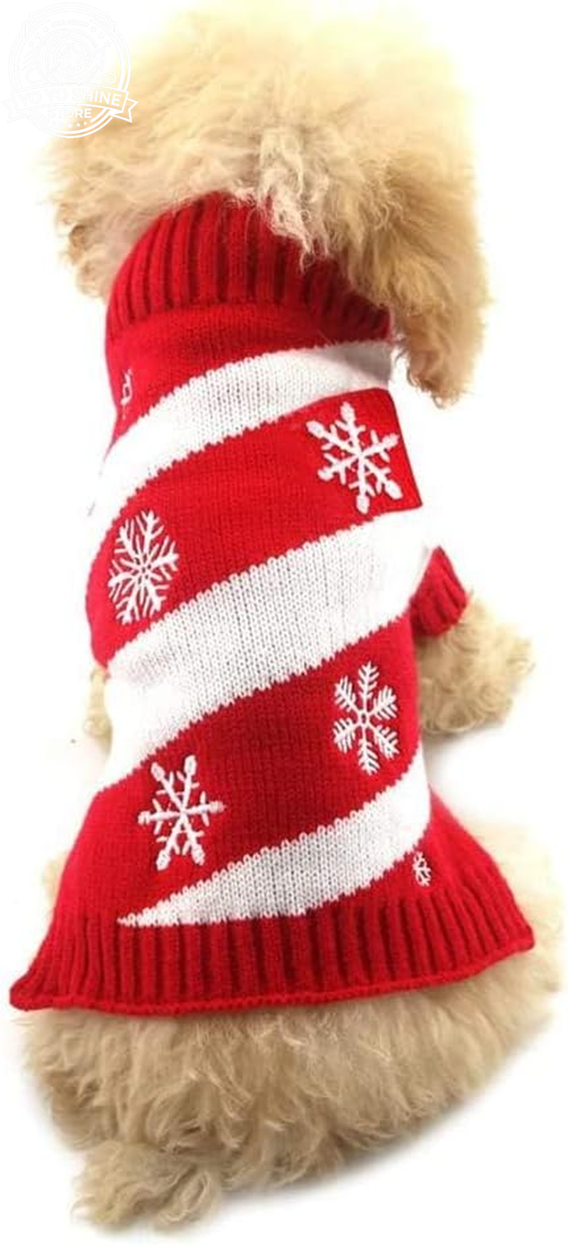 Dog Snow Sweater - Snowman Holiday Pet Clothes for Small Dogs and Cats - Christmas Xmas New Year (Snowman, M)