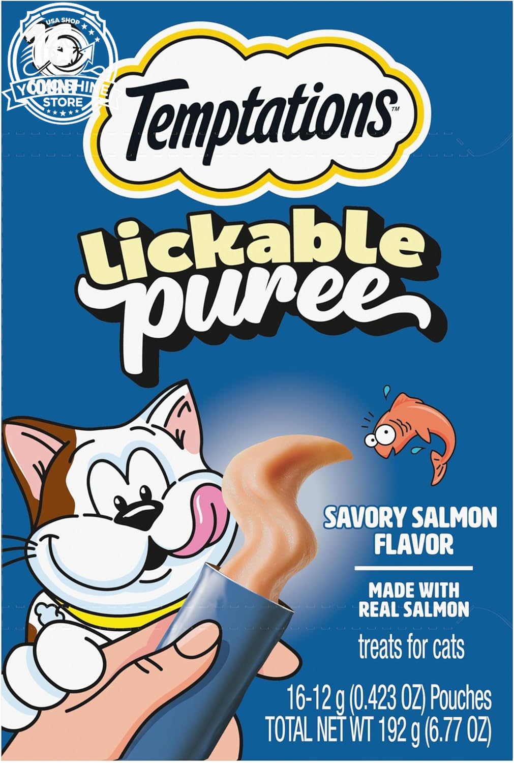 Creamy Puree Lickable Cat Treats, Beef Liver & Cheese, 24 Count