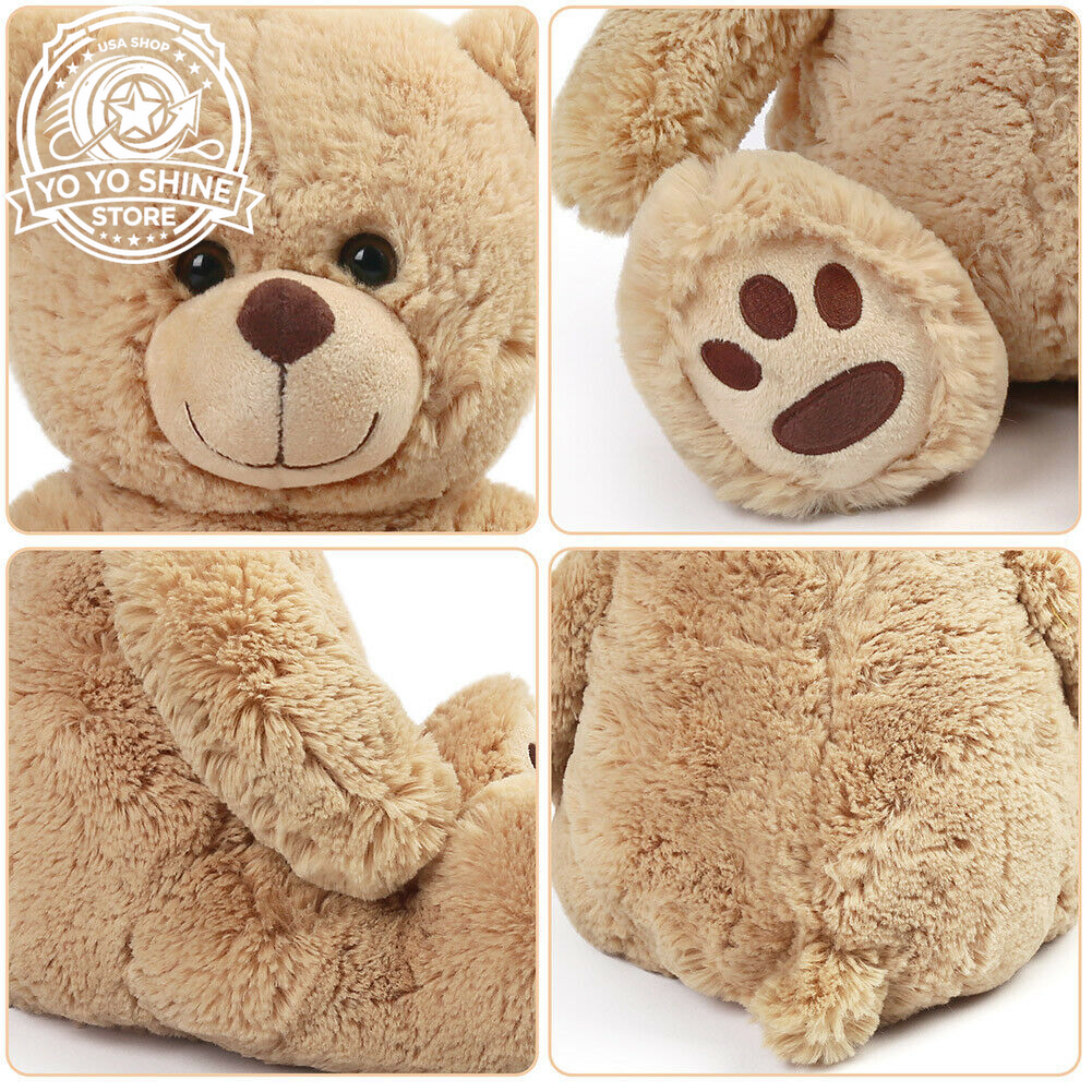 Adorable 10'' Plush Teddy Bear - Perfect Soft Toy for Valentine's Day Gift!