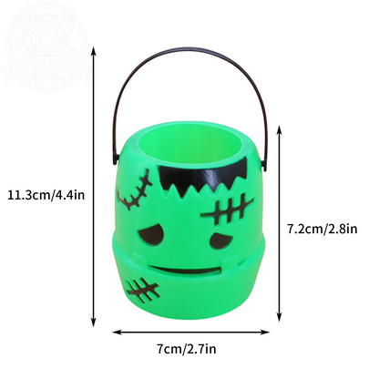 Halloween,Halloween Decorations ,Halloween Party Decorations,Halloween Pumpkin Bucket, Pumpkin Candy Bucket Plastic Lantern Bucket for Halloween Party Decorations Party Favors Purple
