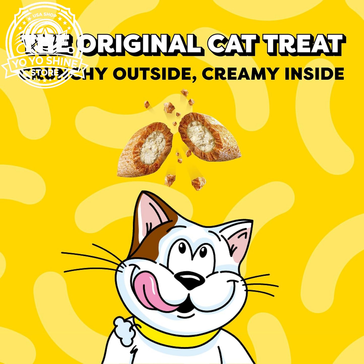 Classic Crunchy and Soft Cat Treats, Seafood Medley, 30 Oz