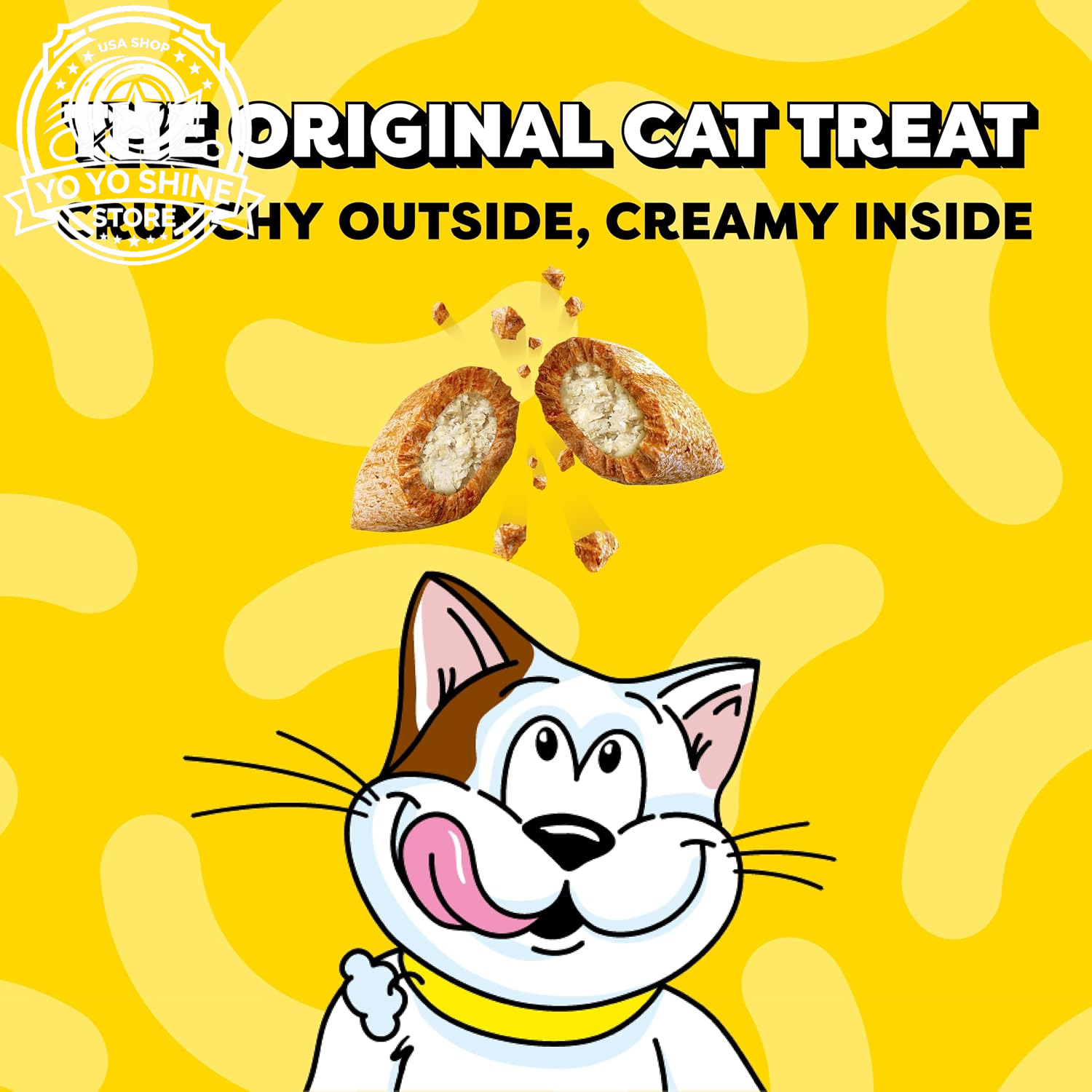 Classic Crunchy and Soft Cat Treats, Seafood Medley, 30 Oz