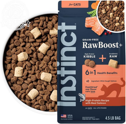 Rawboost, Dry Cat Food + Freeze Dried, Real Chicken, 10 Lb Bag