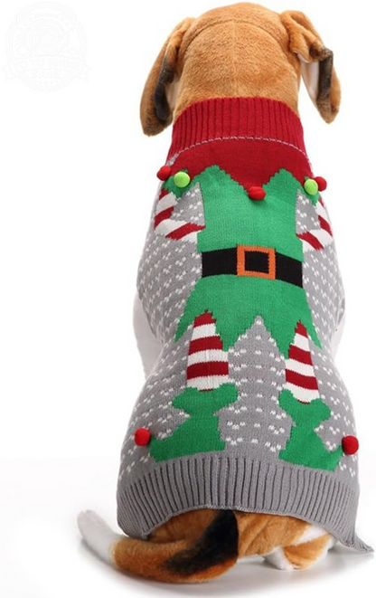 Dog Snow Sweater - Snowman Holiday Pet Clothes for Small Dogs and Cats - Christmas Xmas New Year (Snowman, M)