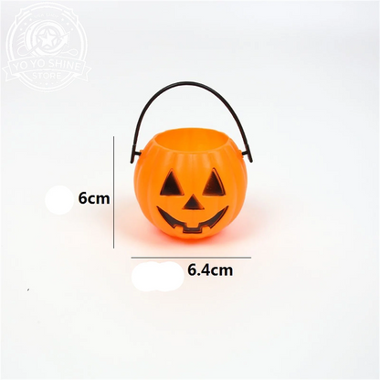 Halloween,Halloween Decorations ,Halloween Party Decorations,Halloween Pumpkin Bucket, Pumpkin Candy Bucket Plastic Lantern Bucket for Halloween Party Decorations Party Favors Purple