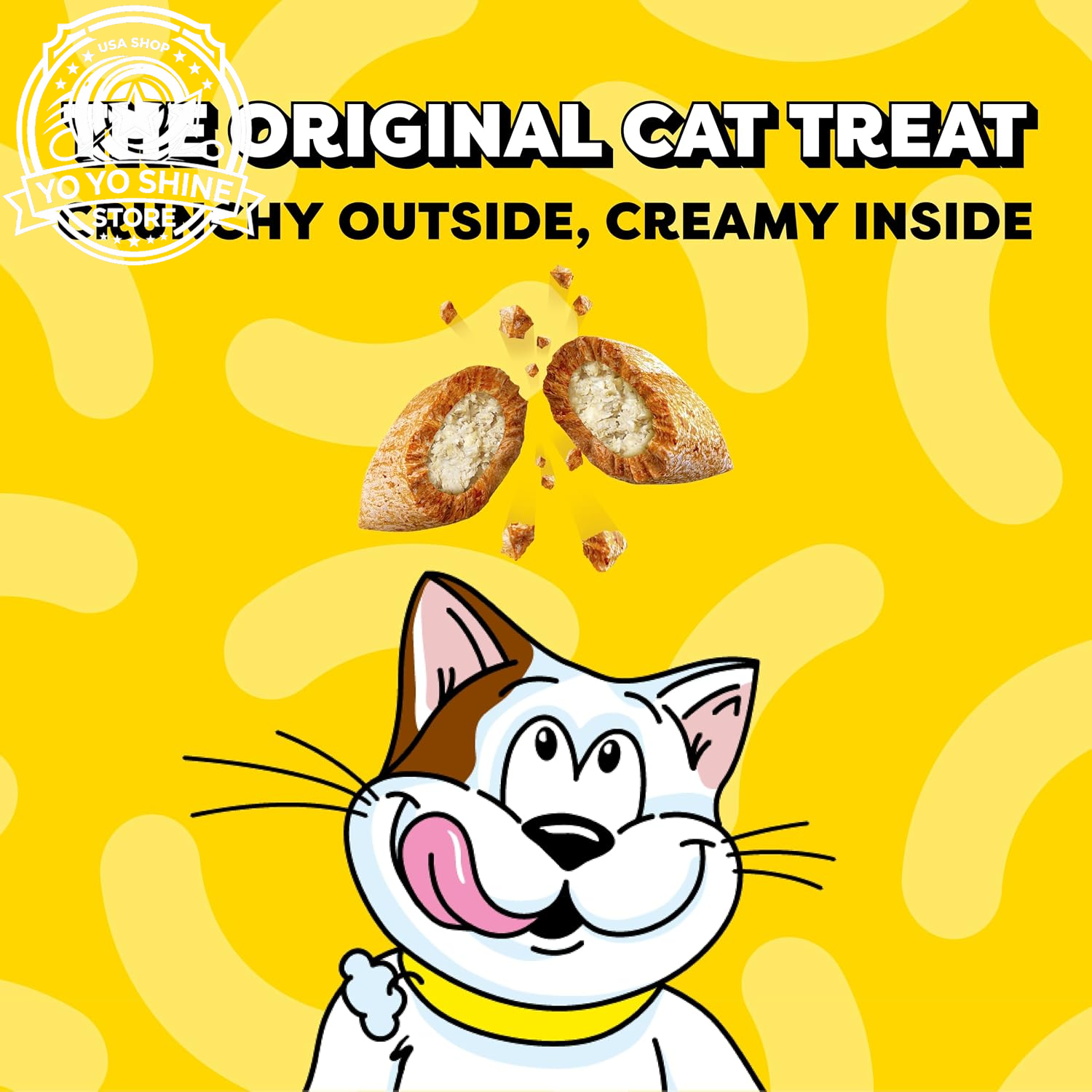 Indoor Care Crunchy & Soft Cat Treats, Chicken, 4.9 Oz, 10 Pack